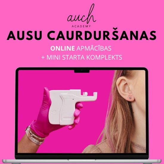 ONLINE AUSU CAURDURŠANAS APMĀCĪBAS + MINI STARTA KOMPLEKTS